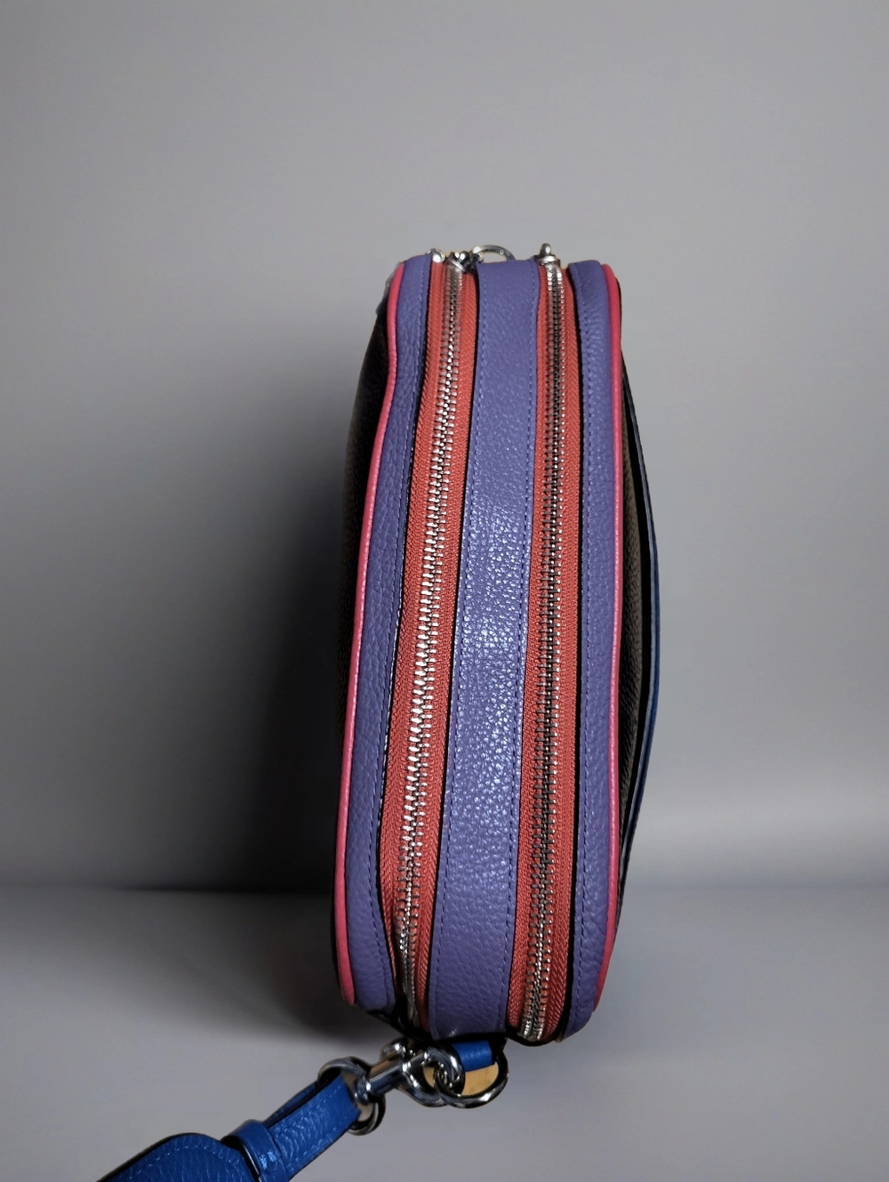 COACH Colorblock JESS Bag. Black, Blue.  Pink , And Purple. - Picture 7 of 11